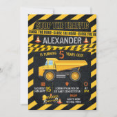 Invitation d'anniversaire de la construction (Devant)