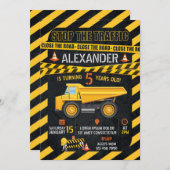 Invitation d'anniversaire de la construction (Devant / Derrière)