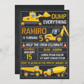 Invitation d'anniversaire de la construction (Devant / Derrière)