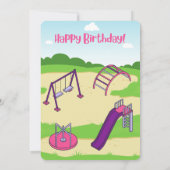 Invitation d'anniversaire de la construction de fi (Dos)