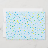 Invitation d'anniversaire de la Crème de glace Été (Dos)