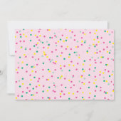 Invitation d'anniversaire de la Crème de glace Été (Dos)