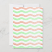 Invitation d'anniversaire de la crème glacée d'été (Dos)