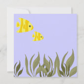 Invitation d'anniversaire de la Cute Ocean Sea Tur (Dos)