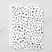 invitation d'anniversaire de la douche Ladybug (Dos)