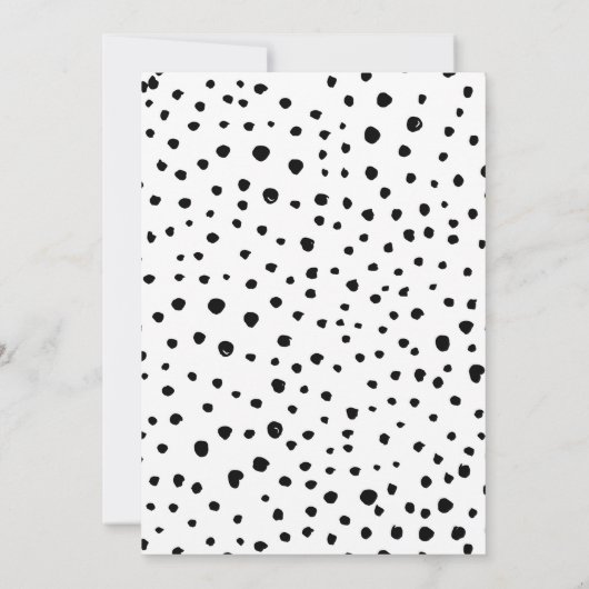 invitation d'anniversaire de la douche Ladybug (Dos)