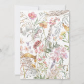 Invitation d'anniversaire de la ferme de fleurs sa (Dos)