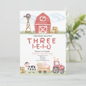 Invitation d'anniversaire de la ferme Trois-E-E-I- (Debout devant)