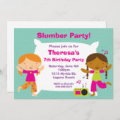 Invitation d'anniversaire de la fête de Swood (Devant / Derrière)