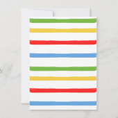 Invitation d'anniversaire de la fête des enfants (Dos)