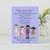 Invitation d'anniversaire de la fête du bois de Fi (Debout devant)