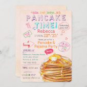 Invitation d'anniversaire de la fête du crêpe et d (Devant / Derrière)