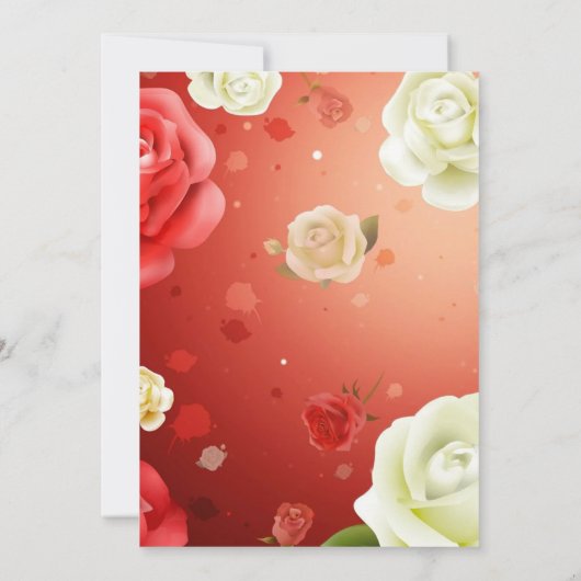 INVITATION D'ANNIVERSAIRE DE LA FILLE DE 6 ANS (Dos)