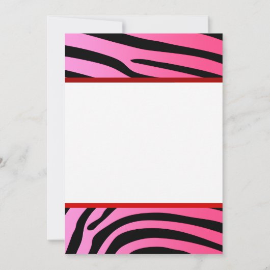 Invitation d'anniversaire de la Fille de fête #8 (Dos)