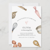 Invitation d'anniversaire de la fille de la fête d (Devant)