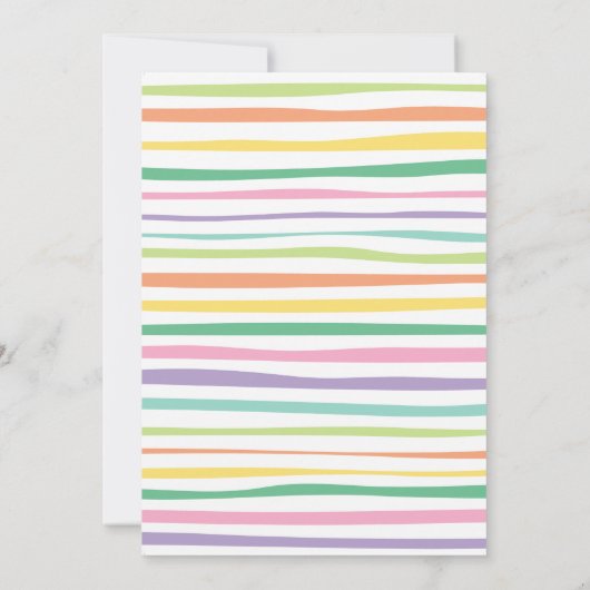 Invitation d'anniversaire de la fille Dinosaur (Dos)