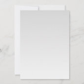 Invitation d'anniversaire de la fille et du troll (Dos)