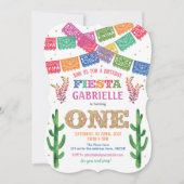 Invitation d'anniversaire de la fille, mexicaine,  (Devant)