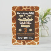 Invitation d'anniversaire de la Giraffe poster de  (Debout devant)