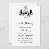 Invitation d'anniversaire de la grande salle de ba (Devant / Derrière)