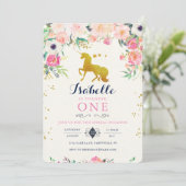 Invitation d'anniversaire de la licorne (Debout devant)