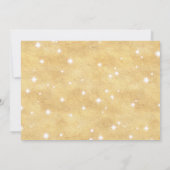 Invitation d'anniversaire de la licorne | Rose et (Dos)