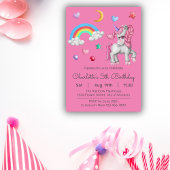 Invitation d'anniversaire de la licorne | Unicorn