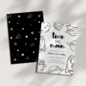 Invitation d'anniversaire de la Lune