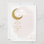 Invitation d'anniversaire de la Lune (Dos)