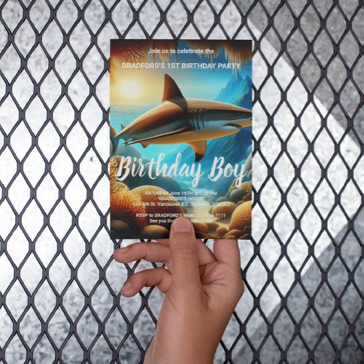 Invitation d'anniversaire de la Majesté des Profon