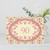 Invitation d'anniversaire de la marguerite victori (Debout devant)