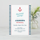 Invitation d'anniversaire de la Marine bleue (Debout devant)