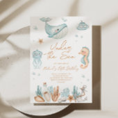 Invitation d'anniversaire de la mer