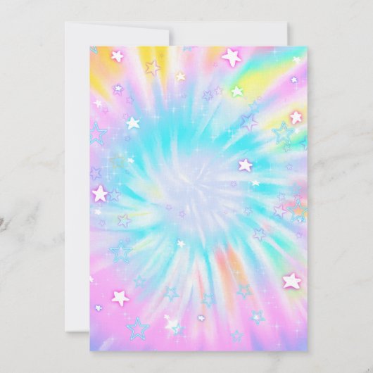 Invitation d'anniversaire de la musique (Dos)