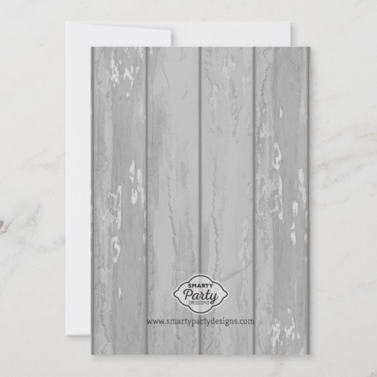 Invitation d'anniversaire de la petite fille Citro (Dos)