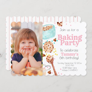 invitation d'anniversaire de la petite fille de pâ