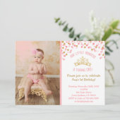 Invitation d'anniversaire de la petite princesse - (Debout devant)