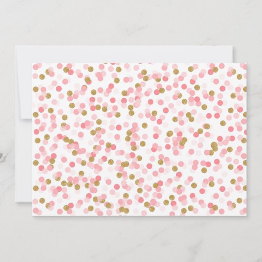 Invitation d'anniversaire de la petite princesse - (Dos)