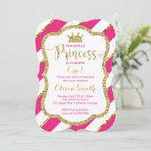 Invitation d'anniversaire de la petite princesse e (Debout devant)