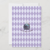 Invitation d'anniversaire de la Petite Sorcière Un (Dos)