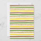 Invitation d'anniversaire de la petite tournesol G (Dos)