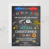 Invitation d'anniversaire de la police (Devant)