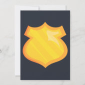 Invitation d'anniversaire de la police anniversair (Dos)