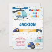 Invitation d'anniversaire de la police modifiable (Devant)