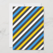 Invitation d'anniversaire de la police Parti des o (Dos)