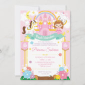 Invitation d'anniversaire de la princesse (Devant)