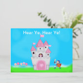 Invitation d'anniversaire de la princesse (Debout devant)