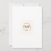 Invitation d'anniversaire de la princesse à couron (Dos)