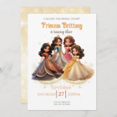 Invitation d'anniversaire de la princesse, Cour ro (Devant / Derrière)