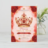 Invitation d'anniversaire de la princesse Couronne (Debout devant)